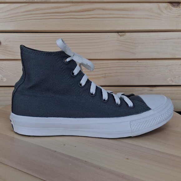 Converse Chuck Taylor All Star II Unisex Gray White Lunarlon Women's 8 High Top - Picture 5 of 12